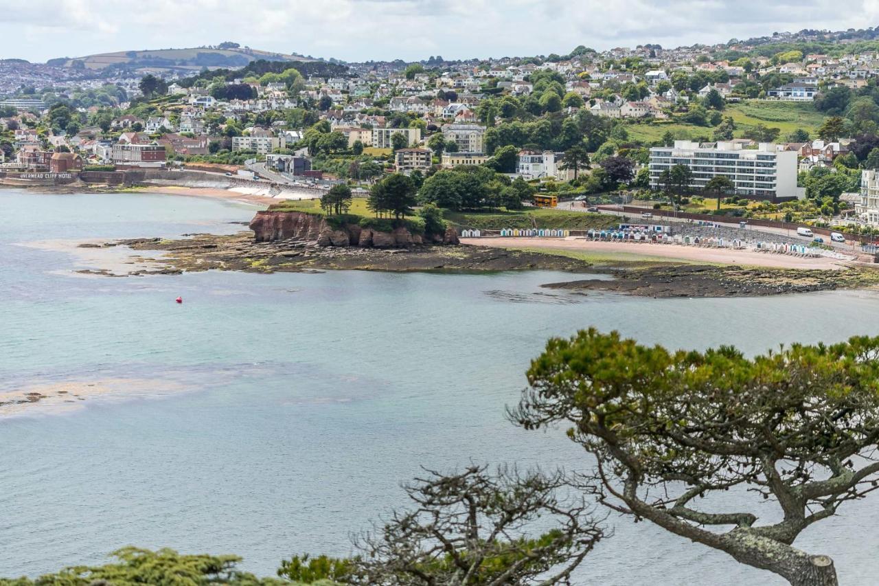 A7 Masts - Striking Beach Bolthole Apartment With Beautiful Sea Views Private Balcony & Parking Torquay Esterno foto