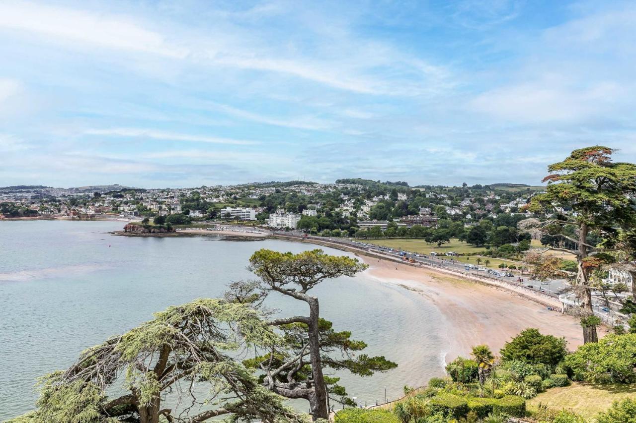 A7 Masts - Striking Beach Bolthole Apartment With Beautiful Sea Views Private Balcony & Parking Torquay Esterno foto